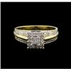 Image 2 : 0.50 ctw Diamond Ring - 10KT Yellow Gold