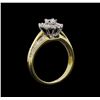 Image 4 : 0.50 ctw Diamond Ring - 10KT Yellow Gold