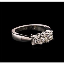 0.93 ctw Diamond Ring - 14KT White Gold