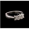 Image 1 : 0.93 ctw Diamond Ring - 14KT White Gold
