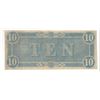 Image 2 : 1864 $10 Confederate States of America Bank Note