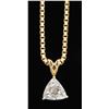 Image 2 : 1.10 ctw Diamond Pendant - 14KT Yellow Gold