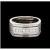 Image 2 : 0.35 ctw Diamond Ring - 14KT White Gold