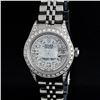 Image 1 : Rolex Stainless Steel Mother Of Pearl String Diamond VVS DateJust Watch
