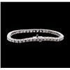 Image 2 : 5.05 ctw Diamond Tennis Bracelet - 14KT White Gold
