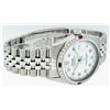 Image 5 : Rolex Stainless Steel Diamond and Ruby DateJust Men's Wristwatch