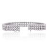 Image 3 : 14KT White Gold 7.65 ctw Diamond Bracelet