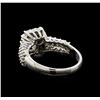 Image 3 : 14KT White Gold 1.58 ctw Diamond Ring