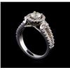 Image 4 : 1.13 ctw Diamond Ring - 14KT White Gold