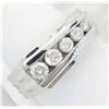 Image 6 : 1.00 ctw Mens Diamond Ring - 14KT White Gold