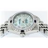 Image 2 : Rolex Stainless Steel Blue MOP Diamond and Sapphire DateJust Ladies Watch