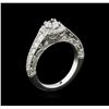 Image 3 : 1.12 ctw Diamond Ring - 14KT White Gold