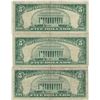 Image 2 : 1963 $5 Red Seal Bill Lot of 3