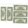 Image 2 : 1963 $5 Red Seal Bill Lot of 10