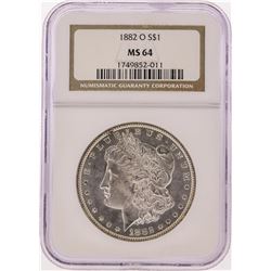 1882-O NGC  MS64 Morgan Silver Dollar