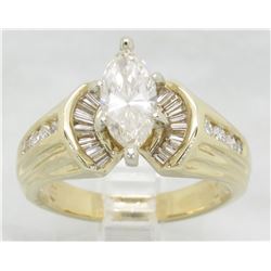 1.44 ctw Diamond Ring - 14KT Yellow Gold