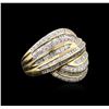 Image 1 : 14KT Yellow Gold 1.59 ctw Diamond Ring