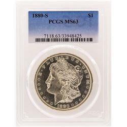 1880-S PCGS MS63 Morgan Silver Dollar