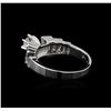 Image 3 : 1.29 ctw Diamond Ring - 18KT White Gold