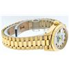 Image 3 : Rolex 18KT Gold President Ruby Ladies Watch