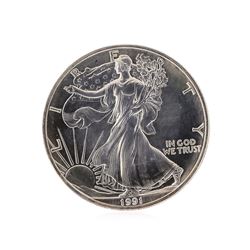 1991 American Silver Eagle Dollar Coin