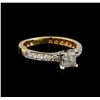 Image 1 : 1.08 ctw Diamond Ring - 14KT Yellow Gold