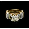 Image 2 : 2.00 ctw Diamond Ring - 14KT Yellow and White Gold