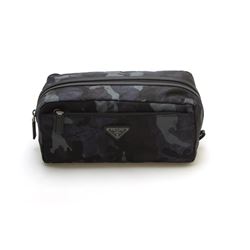 Prada 2N0029 camouflage Nylon Toiletry Case