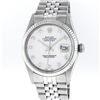 Image 1 : Rolex Stainless Steel Diamond DateJust Men's Watch