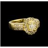 Image 1 : 14KT Yellow Gold 1.23 ctw Diamond Ring