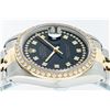 Image 2 : Rolex Two-Tone Blue String Diamond VVS DateJust Men's Watch