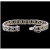 Image 3 : 1.50 ctw Diamond Bracelet - 14KT White Gold