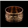 Image 1 : Engraved Wide Band Ring - 10KT Rose Gold