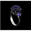 Image 4 : 11.71 ctw Multi Gemstone Ring - 14KT White Gold