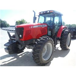 2010 MASSEY FERGUSON 5465 FARM TRACTOR VIN/SN:V243037 - MFWD, 3 PTH, PTO, 3 hyd. remotes, ECAB w/ AC
