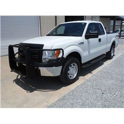 2014 FORD F150 PICKUP TRUCK VIN/SN:1FTEX1EM3EFB02626 - 4x4, ext. cab, V6 gas, A/T, AC, brush guard, 