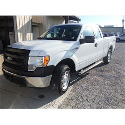 2014 FORD F150 PICKUP TRUCK VIN/SN:1FTEX1EM9EFB02629 - 4x4, ext. cab, V6 gas, A/T, AC, brush guard, 