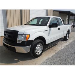 2014 FORD F150 PICKUP TRUCK VIN/SN:1FTEX1CM1EFB18276 - ext. cab, V6 gas, A/T, AC, odometer reading 4