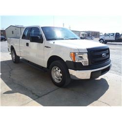 2014 FORD F150 PICKUP TRUCK VIN/SN:1FTEX1CM0EFA85335 - ext. cab, V6 gas, A/T, AC, odometer reading 5