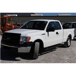 2014 FORD F150 PICKUP TRUCK VIN/SN:1FTEX1CM8EFA85342 - ext. cab, V6 gas, A/T, AC, odometer reading 6