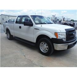 2014 FORD F150 PICKUP TRUCK VIN/SN:1FTEX1CMXEFB18289 - ext. cab, V6 gas, A/T, AC, odometer reading 6