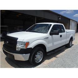 2014 FORD F150 PICKUP TRUCK VIN/SN:1FTEX1CM8EFB18288 - ext. cab, V6 gas, A/T, AC, bed cover, odomete