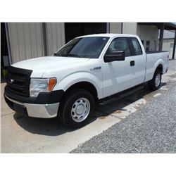 2013 FORD F150 PICKUP TRUCK VIN/SN:1FTEX1CM2DFC14089 - ext. cab, V6 gas, A/T, AC, odometer reading 5