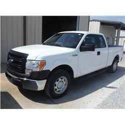 2013 FORD F150 PICKUP TRUCK VIN/SN:1FTEX1CM0DKE99690 - ext. cab, V6 gas, A/T, AC, odometer reading 6