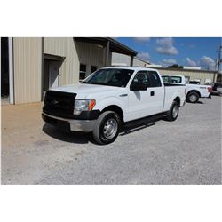 2013 FORD F150 PICKUP TRUCK VIN/SN:1FTEX1CM4DFC14093 - ext. cab, V6 gas, A/T, AC, odometer reading 7