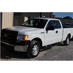 2013 FORD F150 PICKUP TRUCK VIN/SN:1FTEX1CM5DFC14135 - ext. cab, V6 gas, A/T, AC, odometer reading 7