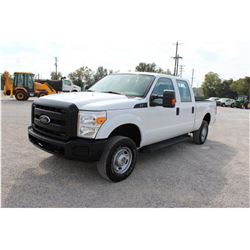 2012 FORD F250 PICKUP TRUCK VIN/SN:1FT7W2B6XCEC32414 - 4x4, crew cab, V8 gas, A/T, AC, odometer read