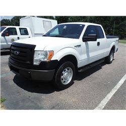2012 FORD F150 PICKUP TRUCK VIN/SN:1FTEX1EM9CFB03647 - 4x4, ext. cab, V6 gas, A/T, AC, bed cover, od
