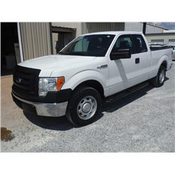 2012 FORD F150 PICKUP TRUCK VIN/SN:1FTEX1CM9CFC04013 - ext. cab, V6 gas, A/T, AC, odometer reading 4