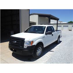 2012 FORD F150 PICKUP TRUCK VIN/SN:1FTEX1CM1CFB36774 - ext. cab, V6 gas, A/T, AC, odometer reading 4